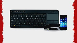 Logitech 915-000225 Harmony Smart Keyboard for Living Room Control of 8 Devices and Streaming