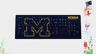 Michigan Wolverines Wireless USB Keyboard - NCAA