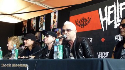 SCORPIONS Hellfest 2015 Press Conference