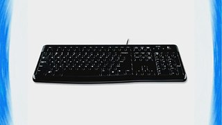 K120 Ergonomic Desktop Keyboard USB Black