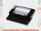 Apple iPhone 4 Sliding Bluetooth Keyboard and Hard Case Combo