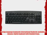 Russian Cyrillic English Black Wired USB Computer Keyboard - SimplyPlugo Brand Keyboard - Bilingual