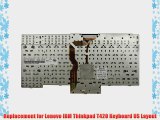 Replacement for Lenovo IBM Thinkpad T420 Keyboard US Layout