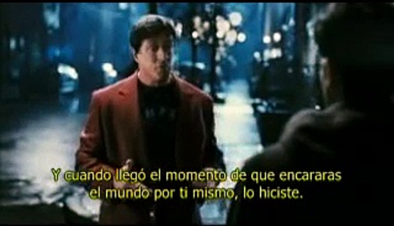 Rocky Balboa conversa con su hijo - capítulo 13 de la película