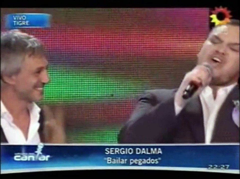 Juan Pablo Schroh y  Sergio Dalma "Bailar Pegados" en Soñando por Cantar