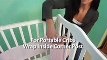 Breathable Baby Bumper Install Portable/Cradles