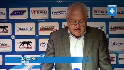 Le Président Guy Cotret a présenté les recrues