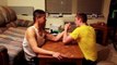 Roommate Arm Wrestling - Saeng vs Jeff