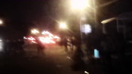 #FergusonLive:  Police start launching teargas/bullets