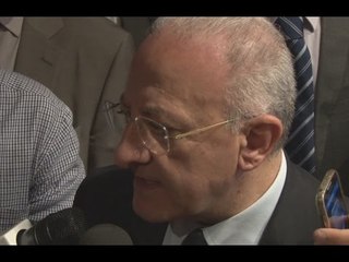 Campania - De Luca: "Trasformare emergenza ambientale in occasione di rilancio" (22.06.15)