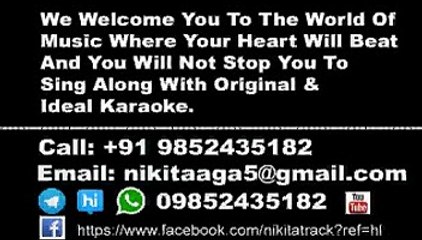 Ye Paisa Bolta Hai - Karaoke - Kala Bazar - Nitin Mukesh