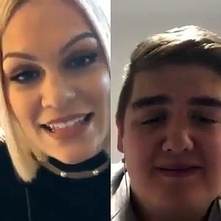 Guy does sing along with famous singer. Absolutely kills it!