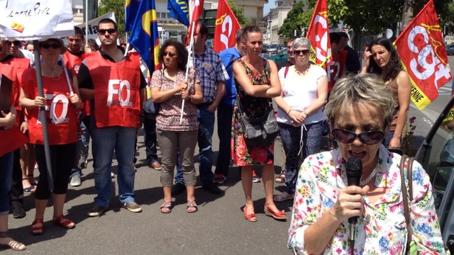 Manifestation des personnels hospitaliers