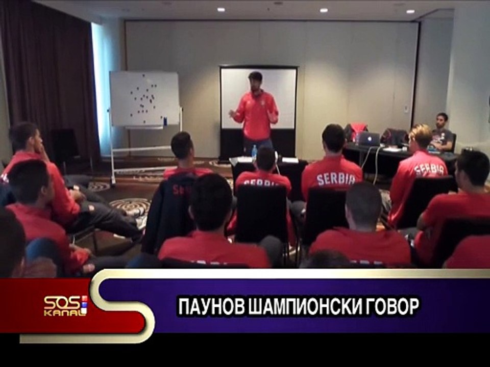 Veljko Paunovic-Govor igracima pred finale!