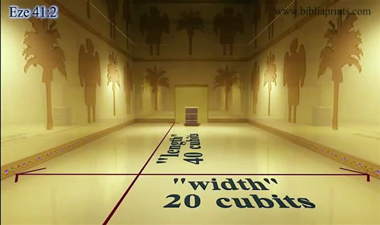 Visión del Templo - Ezequiel Capitulo 41 - Animación 3D