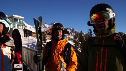 Primera pista Brévent avec con Aurélien Ducroz