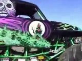 Grave Digger crushes Rock 107 van