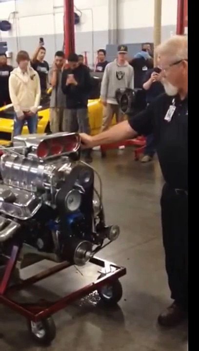 Blown Injected Big Block Chevy Engine at UTI - Nov 2014