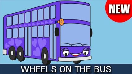 Wheels On The Bus | Purple | Nursery Rhymes | baby songs | HD Version from Ro Ri Ro
