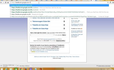 Como Configurar e Cadastrar o Feed do Blog no FeedBurner