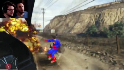 GTA 5 PC Mod Showcase   SUPER HERO SUPERMAN MOD!
