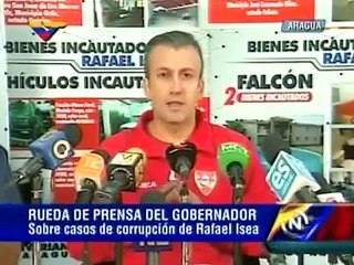 Nueve propiedades fueron incautadas a exgobernador del estado Aragua
