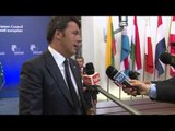 Bruxelles - Renzi al Consiglio Europeo - dichiarazioni alla stampa (25.06.15)