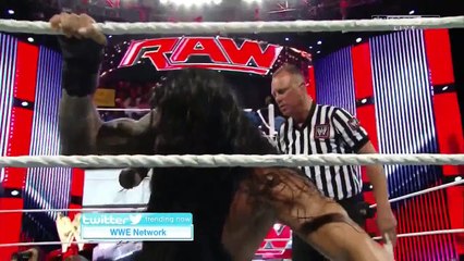 LUCHA COMPLETA: Kane vs Roman Reigns Last Man Standing Match | Raw ᴴᴰ