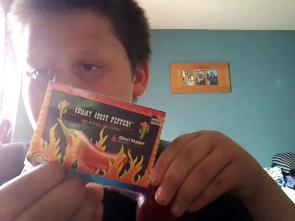 The gummy ghost pepper challenge!
