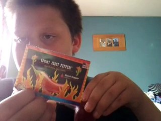 The gummy ghost pepper challenge!