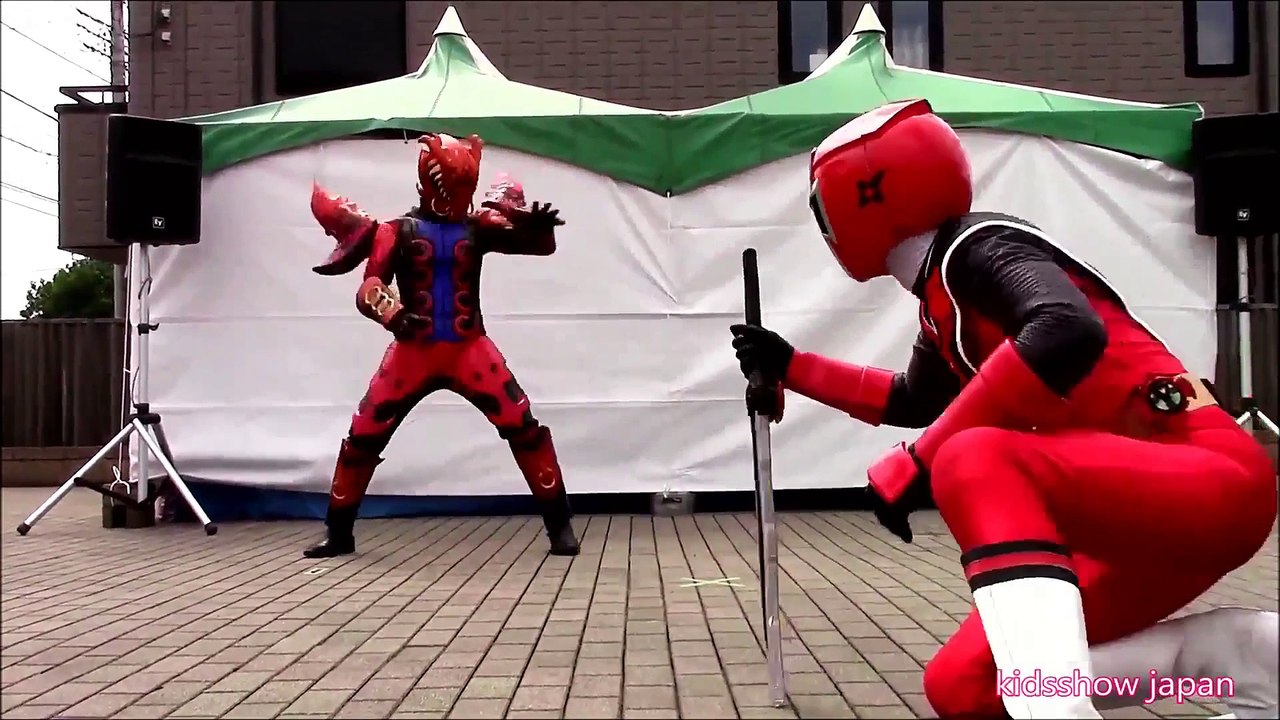 手裏剣戦隊ニンニンジャーショー 第１５話 アクション多めのステージ！ 千葉青葉の森ハウジング 最前列高画質 kidsshow