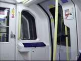 Northern Line train arriving at Morden Station