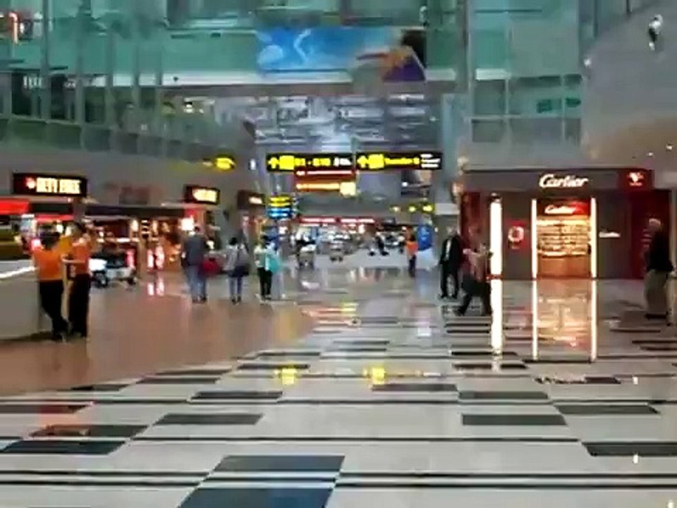 Changi Airport in Singapore