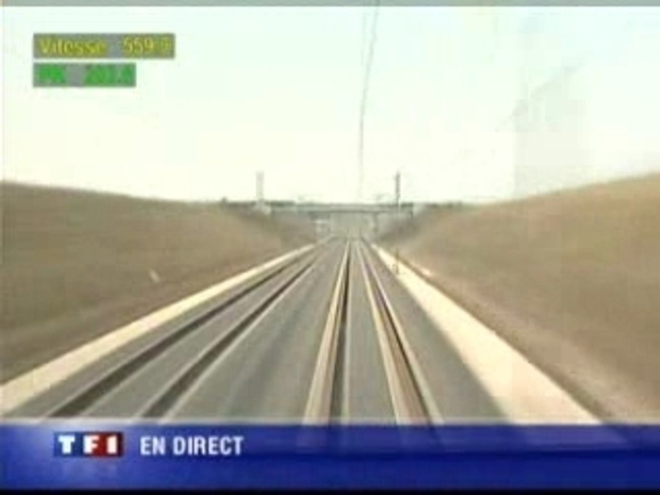 TGV - 574.8 km/h Record Battu