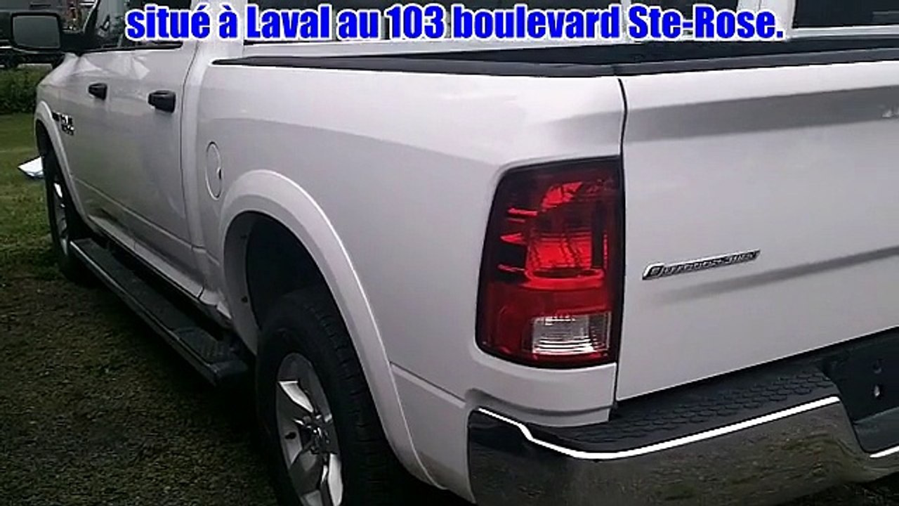 2015 Ram 1500 Outdoorsman Crew EcoDiesel blanc
