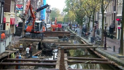 Amsterdam Red Light District canal works (now finished)