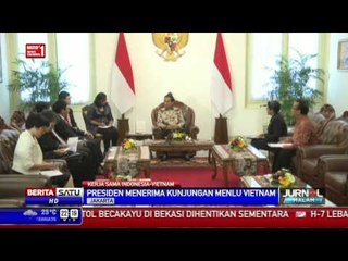Presiden Jokowi Terima Kunjungan Menlu Vietnam