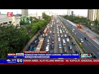 Kemacetan Jalan Ibukota Jelang Waktu Berbuka