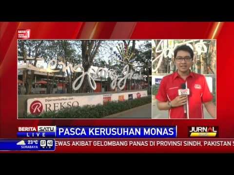 Akibat Kerusuhan PKL di Monas, Kawasan Lenggang Jakarta Rusak Berat