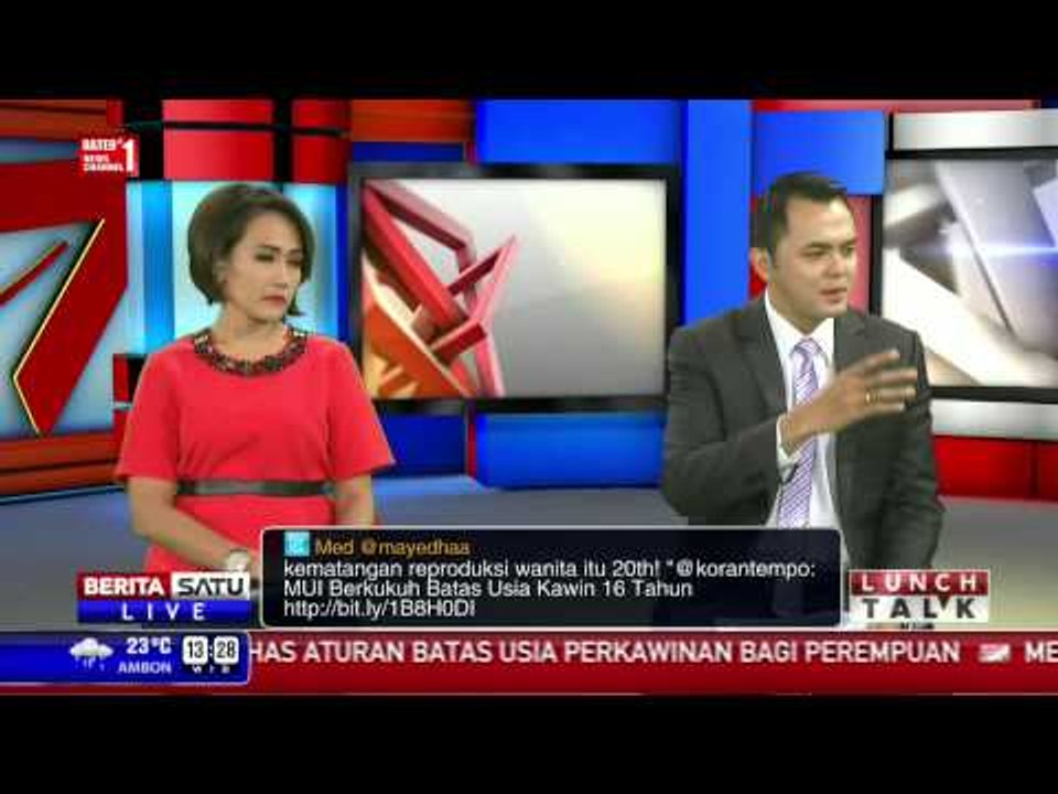 Lunch Talk: Polemik Batas Usia Perkawinan #2