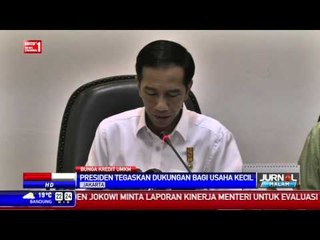 Presiden Tegaskan Dukungan untuk Usaha Kecil