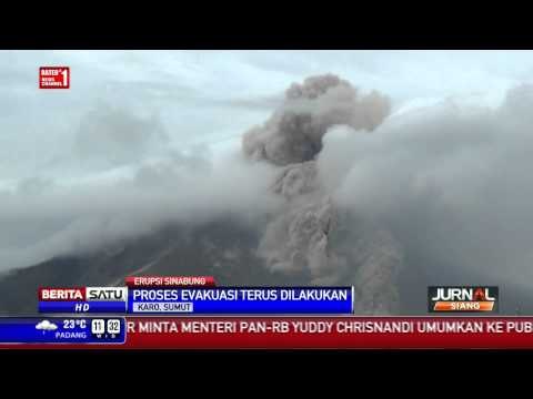 Erupsi Sinabung Masih Terjadi, Evakuasi Warga Terus Dilakukan