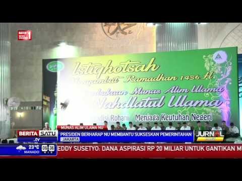 Jokowi Minta Bantuan NU Dukung Pemerintah