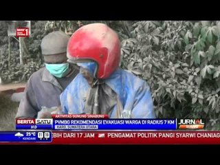 Sinabung Erupsi, Warga Eksodus Selamatkan Diri