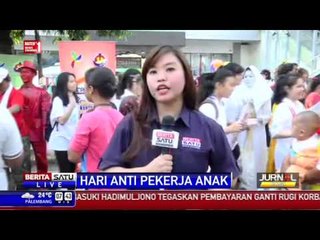 Peringatan Hari Anti Pekerja Anak di Car Free Day