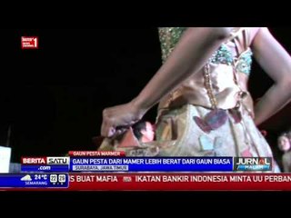 Batu Marmer Disulap Jadi Hiasan Gaun Pesta