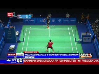 Скачать видео: Tim Bulu Tangkis Putri Indonesia Dilengserkan Malaysia 2-3