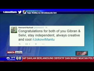 Netizen Ucapkan Selamat untuk Gibran-Selvi