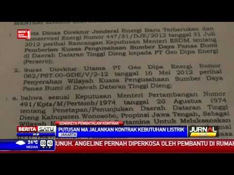 MA Tolak PK Geo Dipa Energi Terkait Sengketa PLTP