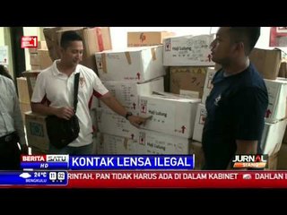 Tim Gabungan BPOM Gerebek Gudang Lensa Kontak Ilegal